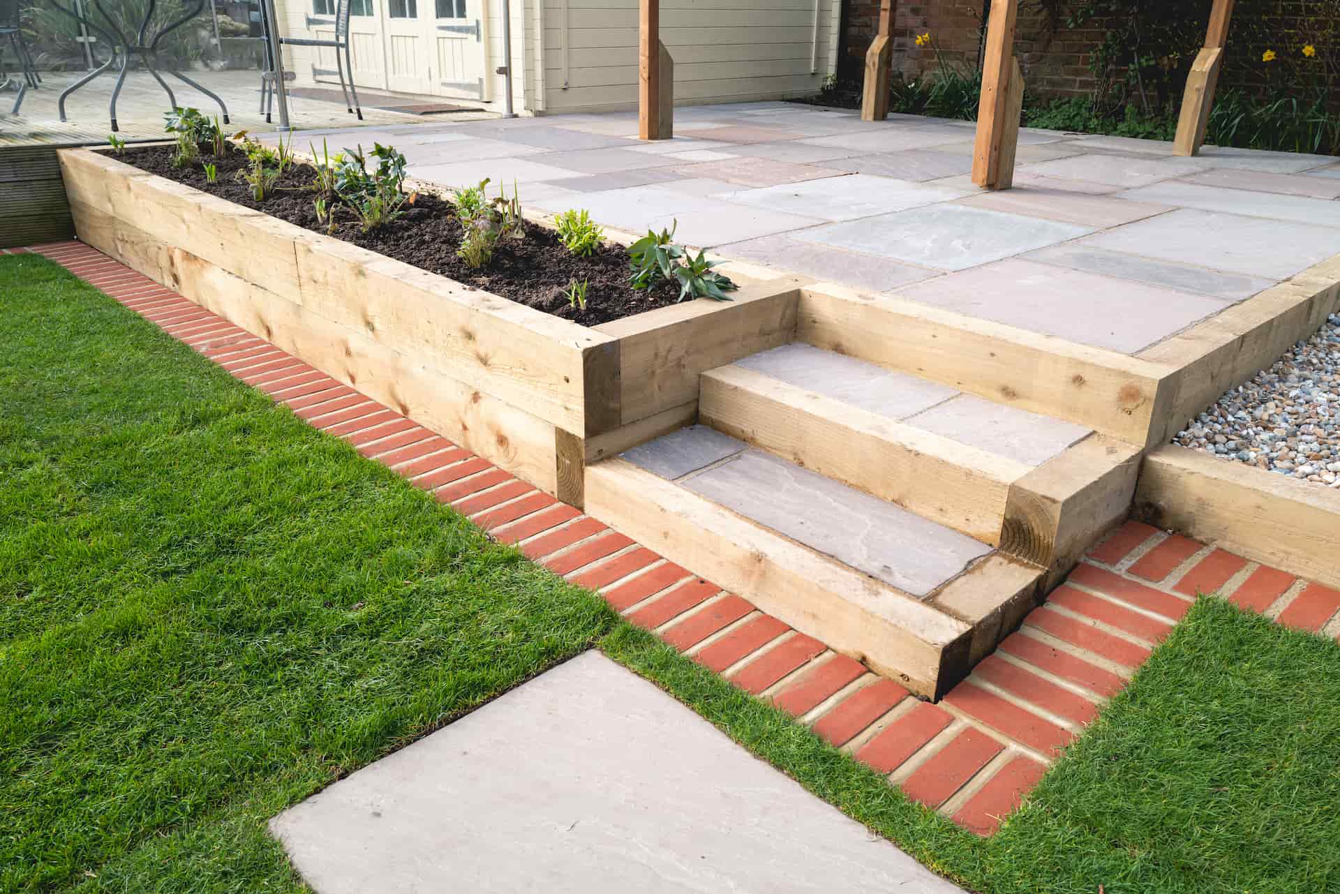 Garden step installers West Sussex